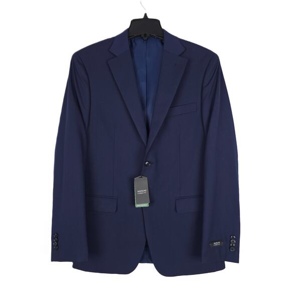 Alfani Men's Classic-Fit Stretch Suit Jacket Navy Solid 40L NWT - Picture 1 of 7